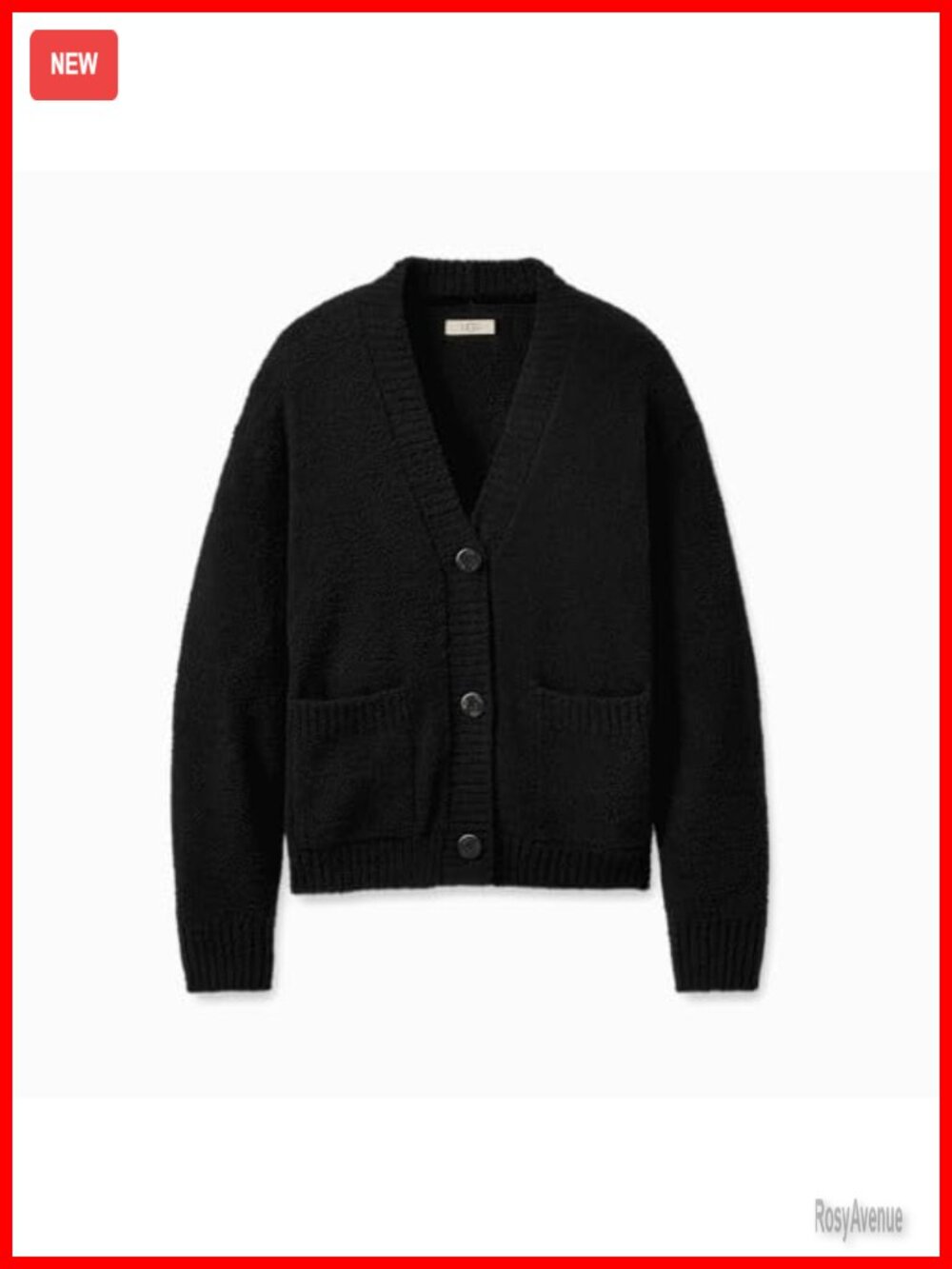 UGG Adalynne Cardigan Button Up Recycled Polyester Long Sleeve V-Neck